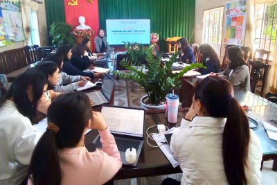 TRƯỜNG TIỂU HỌC HẢI HÀ TỔ CHỨC TẬP HUẤN TRIỂN KHAI THÔNG TƯ 17/TT-BGDĐT