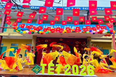 CHƯƠNG TRÌNH TRẢI NGHIỆM “TẾT TRAO YÊU THƯƠNG – XUÂN TRÒN HẠNH PHÚC 2026” TẠI TRƯỜNG TIỂU HỌC HẢI HÀ